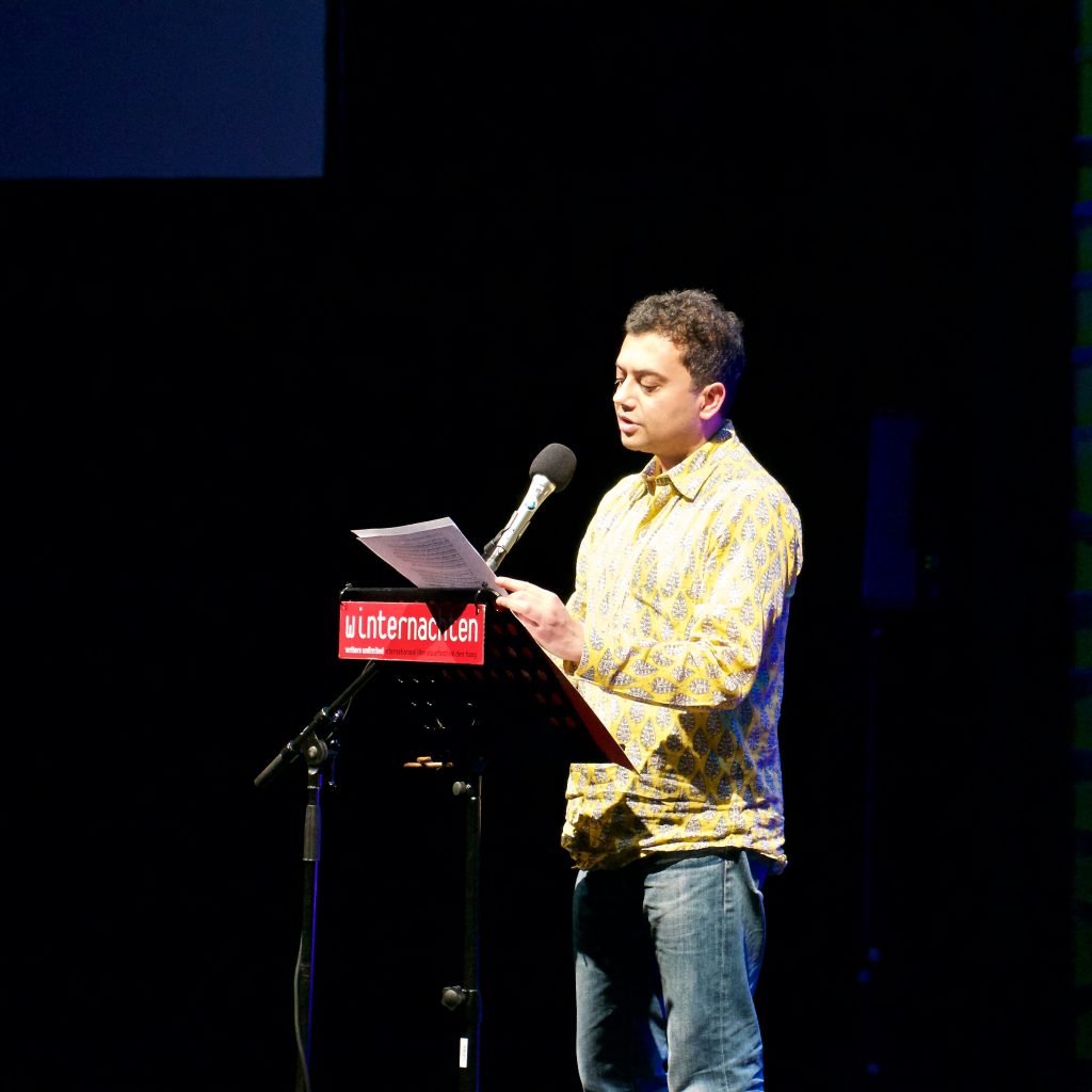 Neel Mukherjee sprak over de grenzen van empathie. ©Marc Brester/AQM