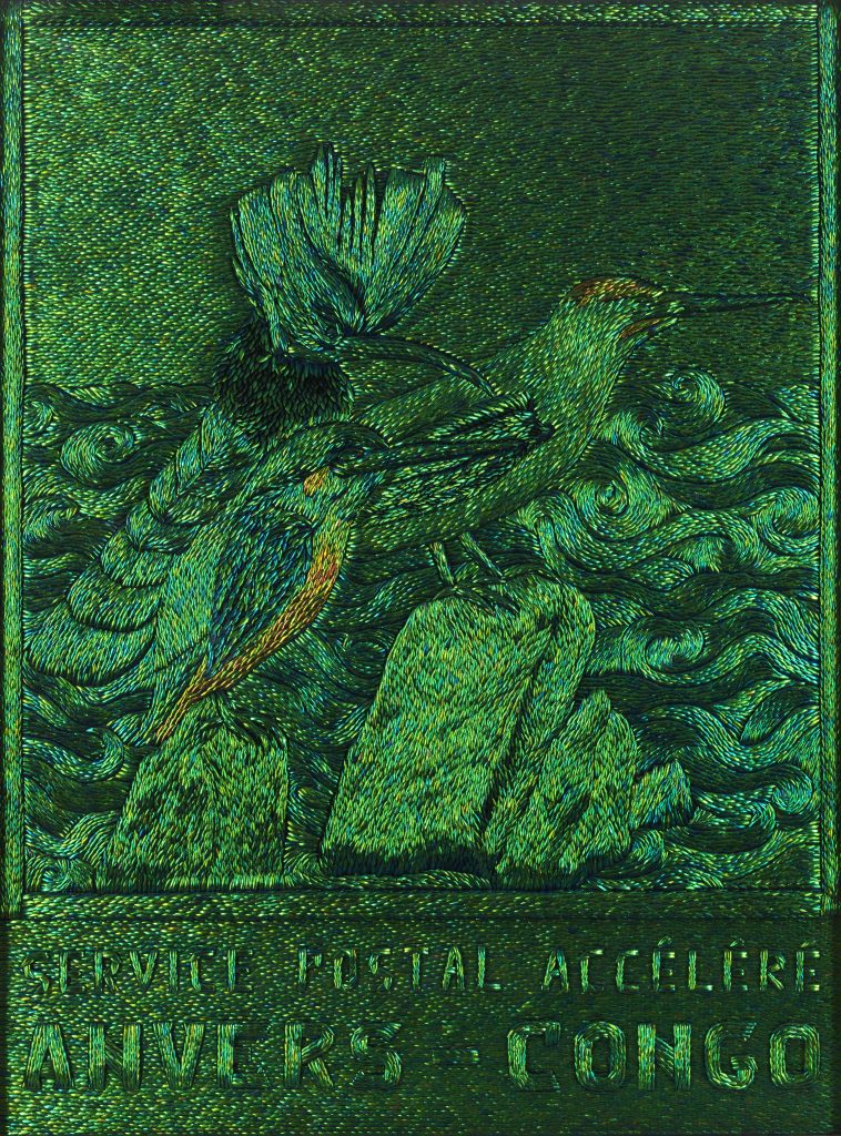 'Postvogels van de geschiedenis' van Jan Fabre. Tot en met 18 september te zien in het Noordbrabants Museum. 