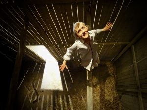 Tot op hoge leeftijd bleef Astrid Lindgren in bomen en schuren klimmen. ©AQM
