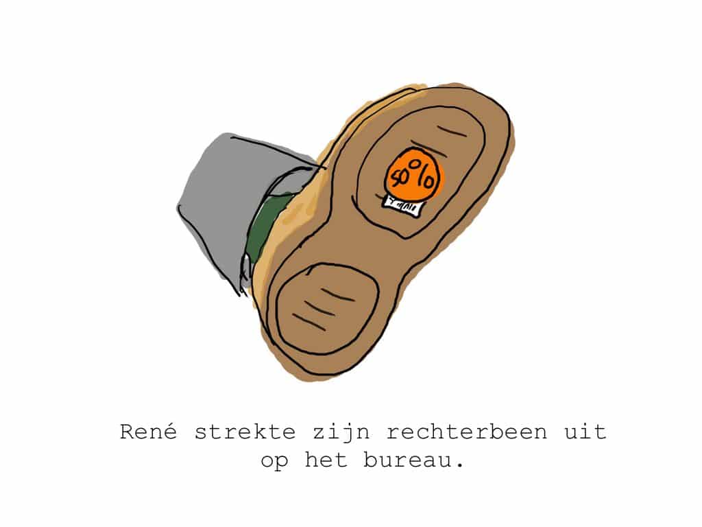 schoen met korting