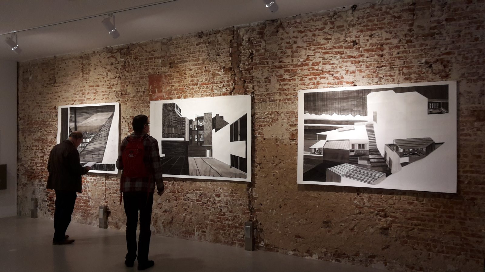 Werk van Mirjam Hagoort aan de muur van KUUB