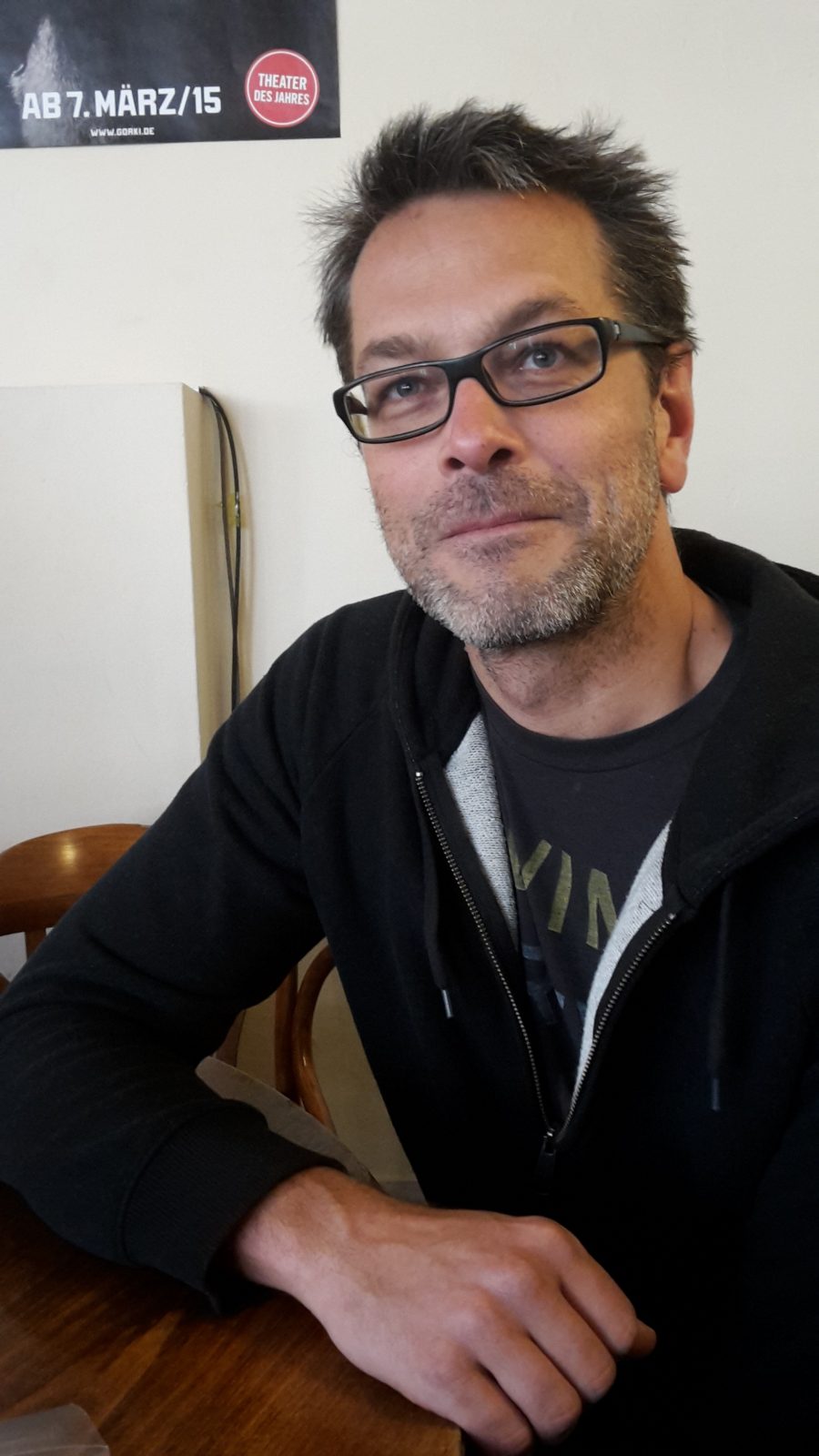 Jens Hillje van het Gorki Theater Berlijn (Foto Wijbrand Schaap)