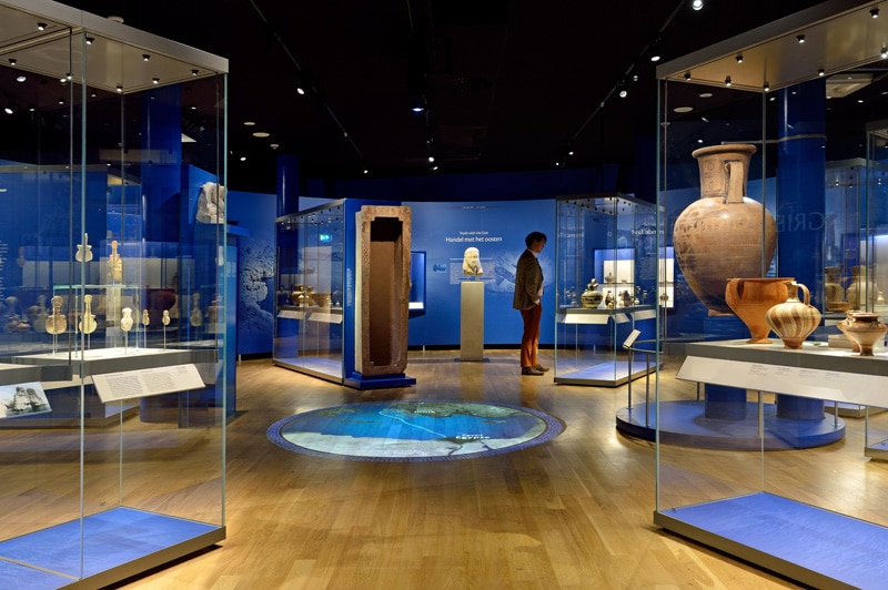 Grieken in Rijksmuseum van Oudheden, foto Mike Bink