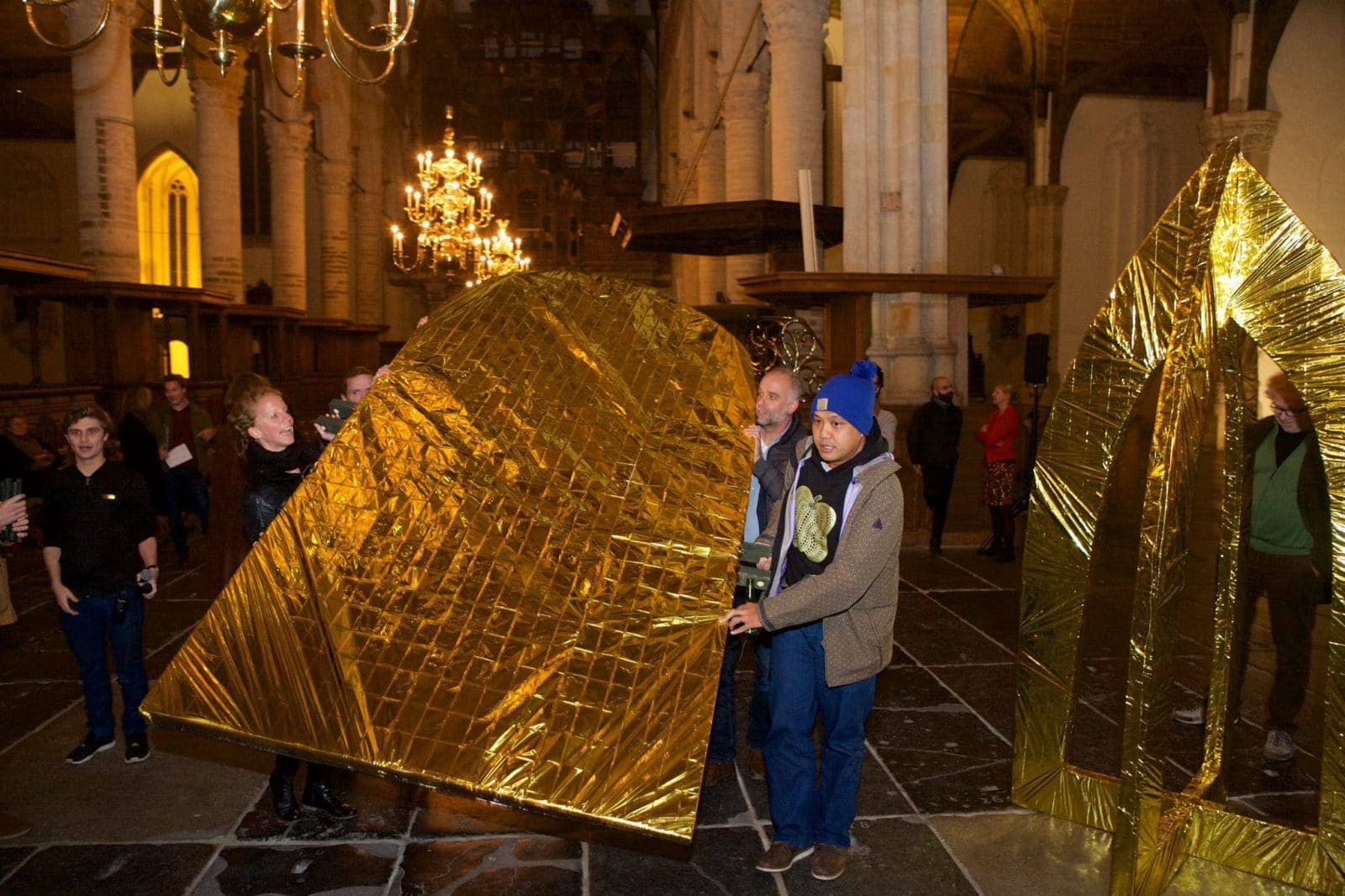 Polyptych, Lada Hrsak, Misericordia, Oude Kerk, 2016.