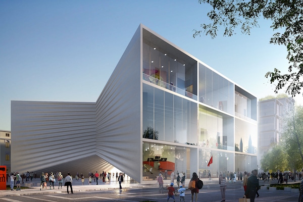 Tirana theater Image by BIG-Bjarke Ingels Group