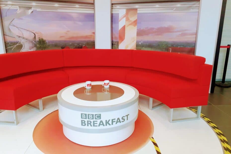 De bank van de BBC in Manchester (foto door auteur)