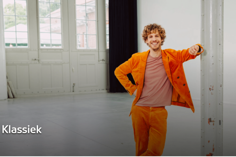 Floris Kortie op de nieuwe webpagina van Podium Klassiek
